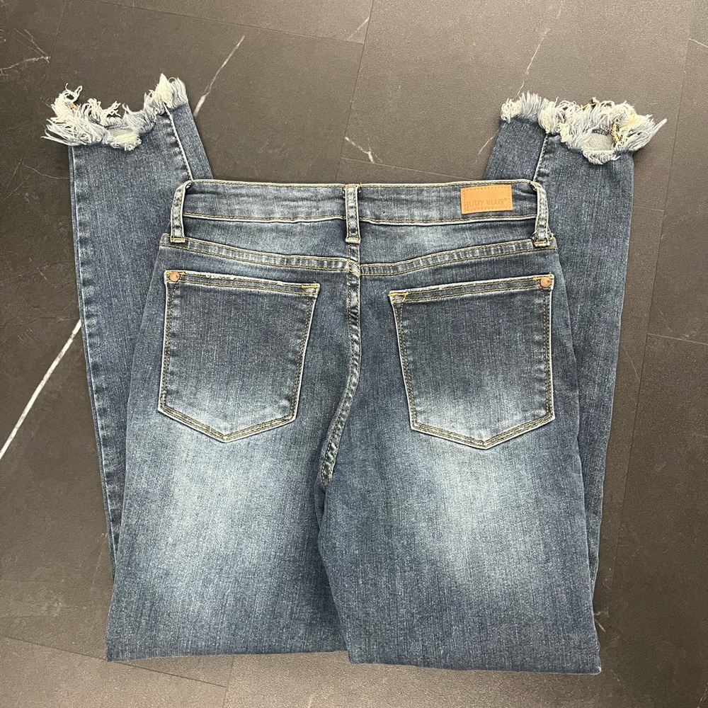 Womens Judy Blue Jeans - High Rise Skinny 5/27